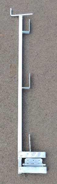 Słupek poręczy BHP - ocynkowany (barierka BHP) EN13374 barierki BHP