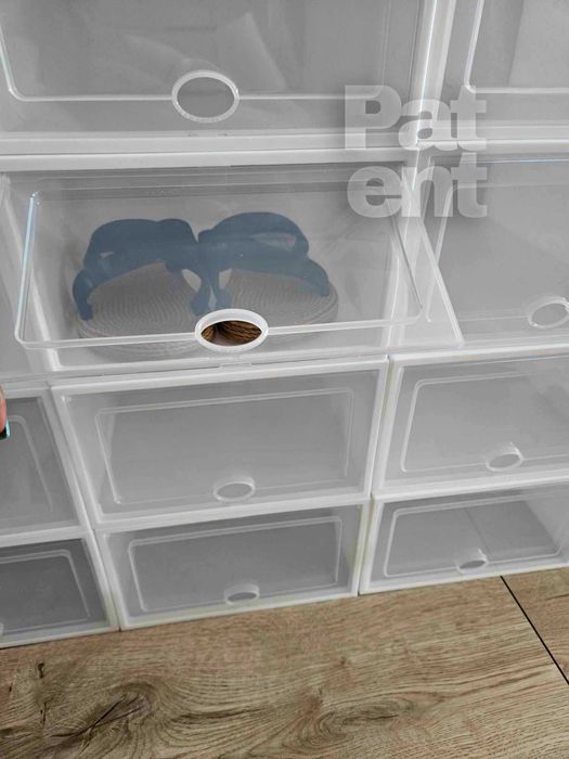 Pudełka 20 sztuk modułowe organizery białe do przechowywania zestaw