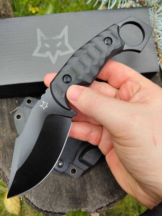 Брелок EDC компактний фіксед фултанг Fox Knives Monkey Thumper FX-633