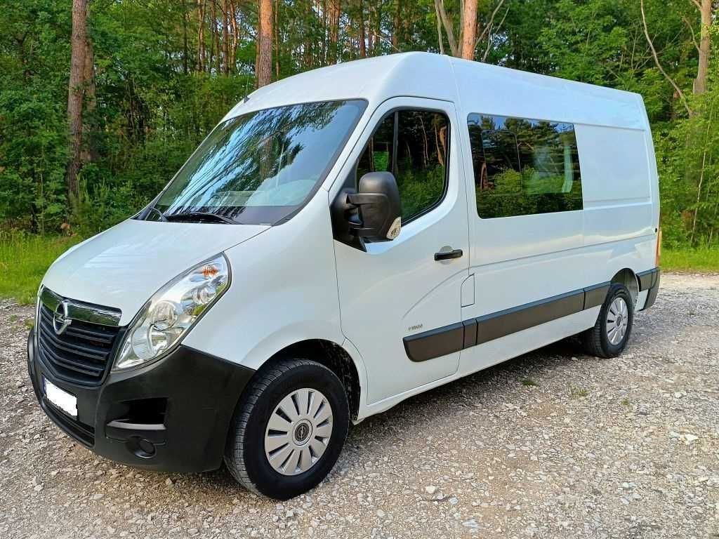 Movano 2,3 CDTI 125KM Dubel Kabina Brygadówka Klima L2H2 Zarejestrowan