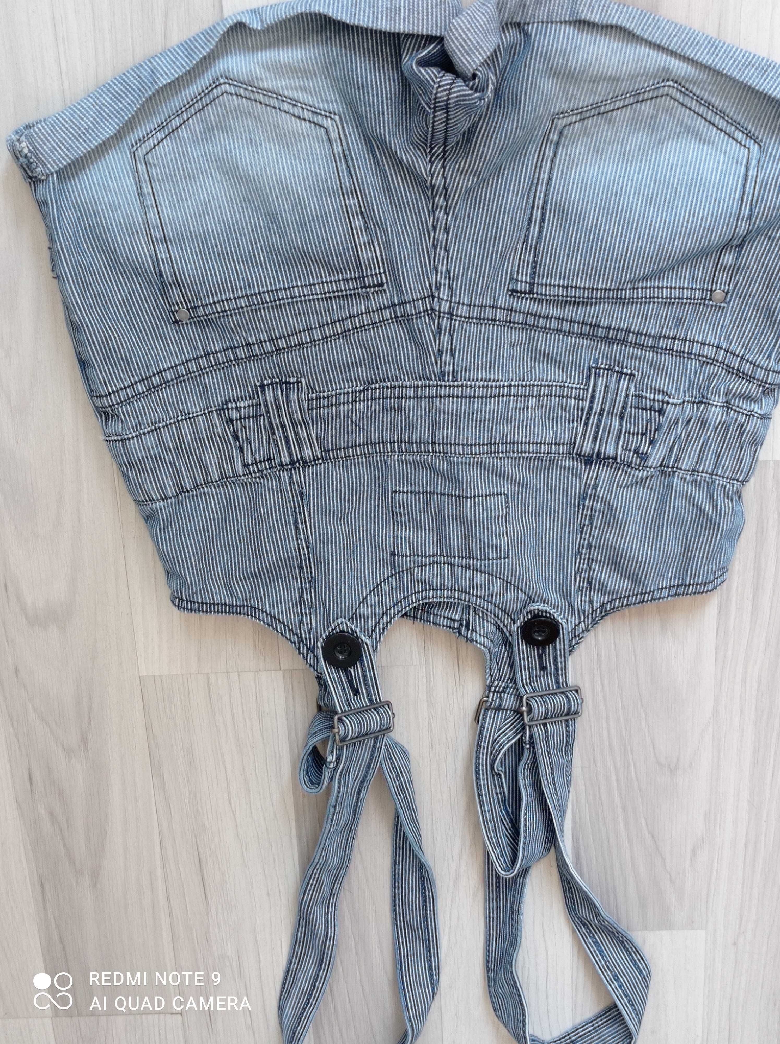 Ogrodniczki jeans  H&M wzrost 152/158