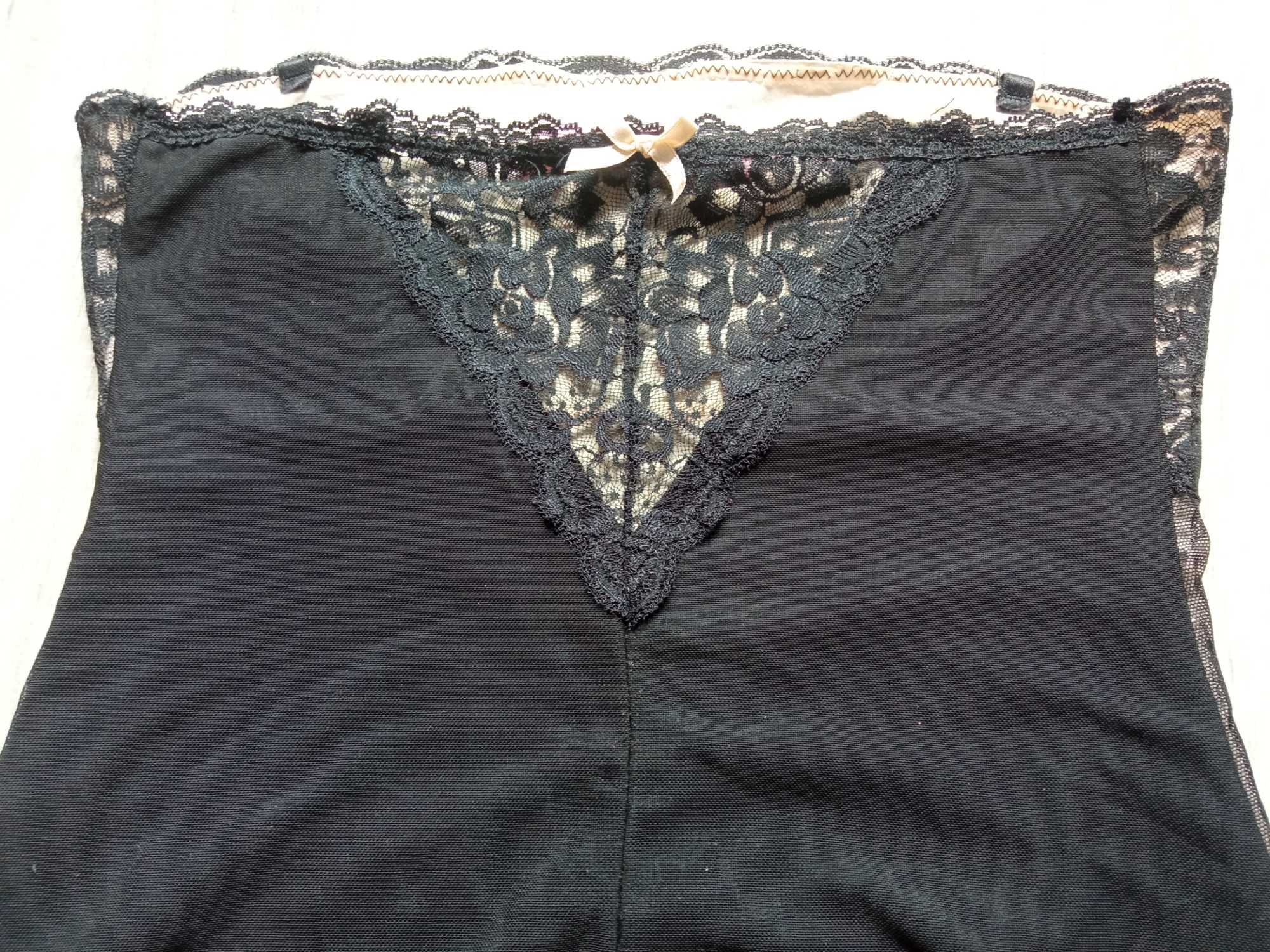 Koszulka nocna Bielizna damska Koronkowa piżama Hunkemoller 36 S