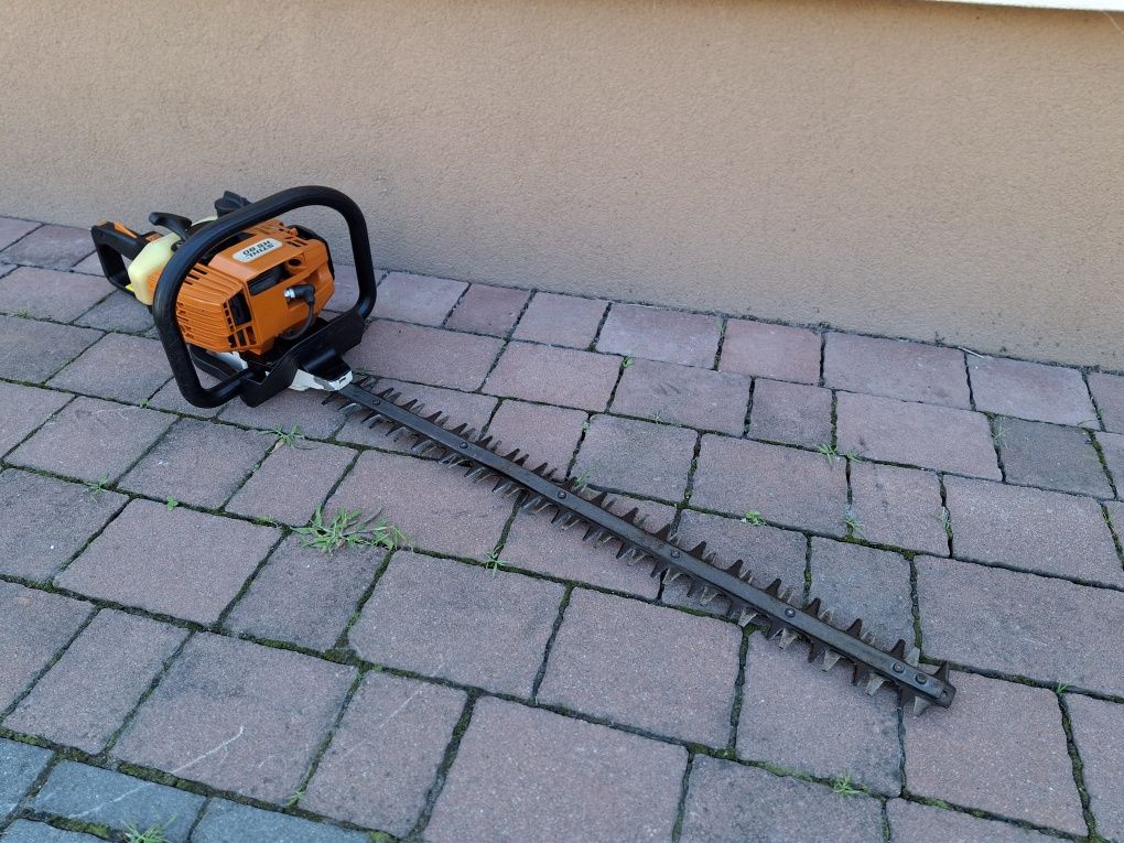 Nożyce spalinowe Stihl HS 80 obracany uchwyt pracy blokada noży super
