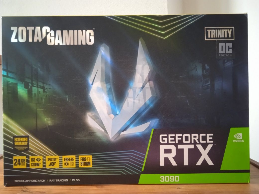 NOWY RTX 3090 OC 24gb gddr6x Zotac Trinity karta graficzna NVIDIA GEFO