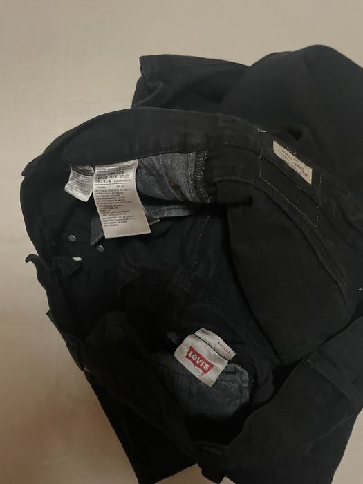 LEVIS 501  W40 L32 Пояс 51 Длина 109 см Черный Оригинал 100%
