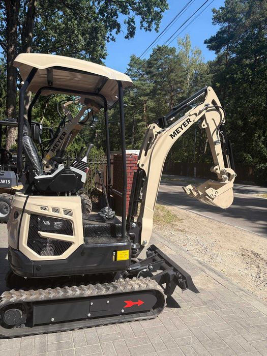 Minikoparka Meyer EX15 – 1,5 t, silnik Yanmar 15,2KM, hydraulika 18MPa