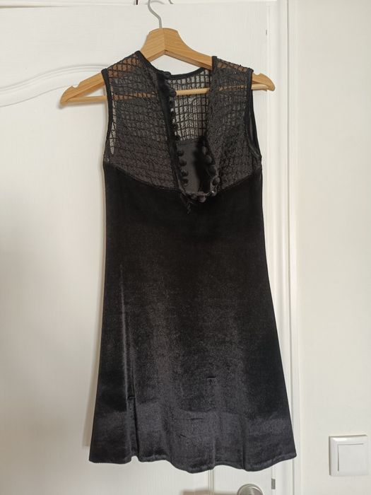 Vestido de veludo vintage