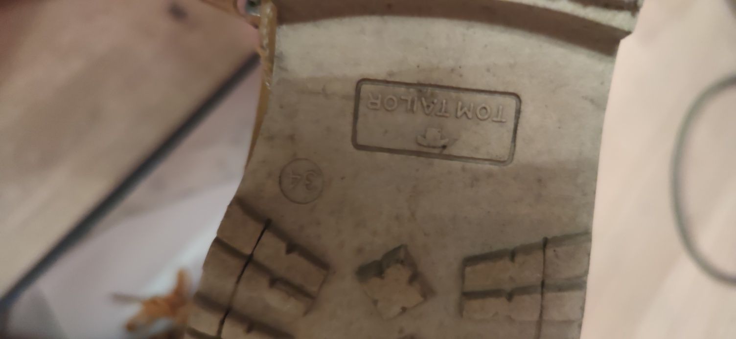 Buty chłopięce na zimę Tom Tailor