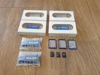 Pendrive USB 16GB karta SanDisk microSD 1GB 2GB 16GB SD 125MB zestaw