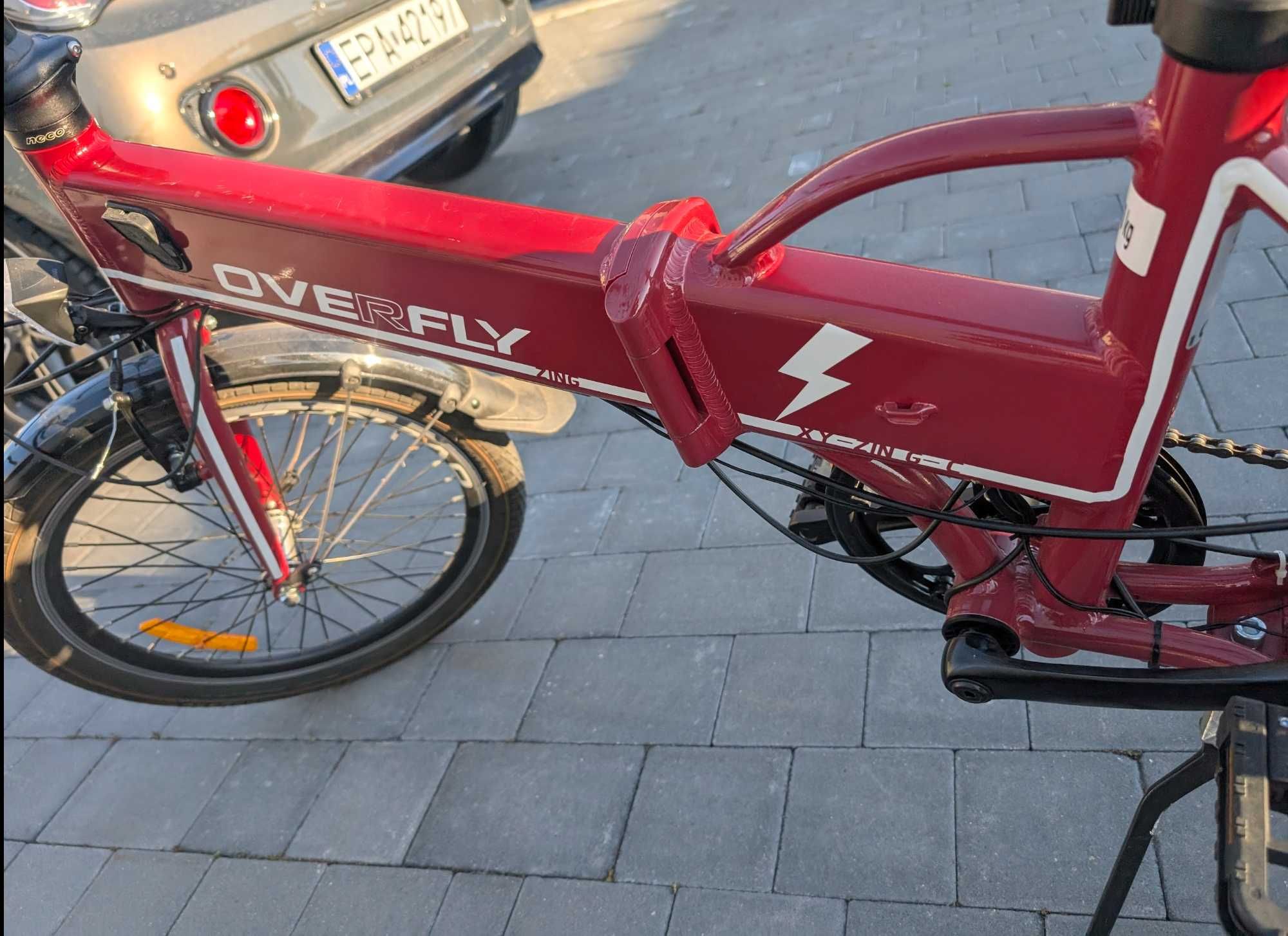 Rower elektryczny OVERFLY ZING składak.