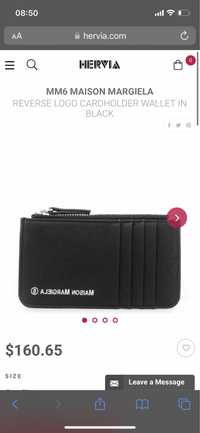 Maison Margiela MM6 Cardholder гаманець кардхолдер Преміум streetwear