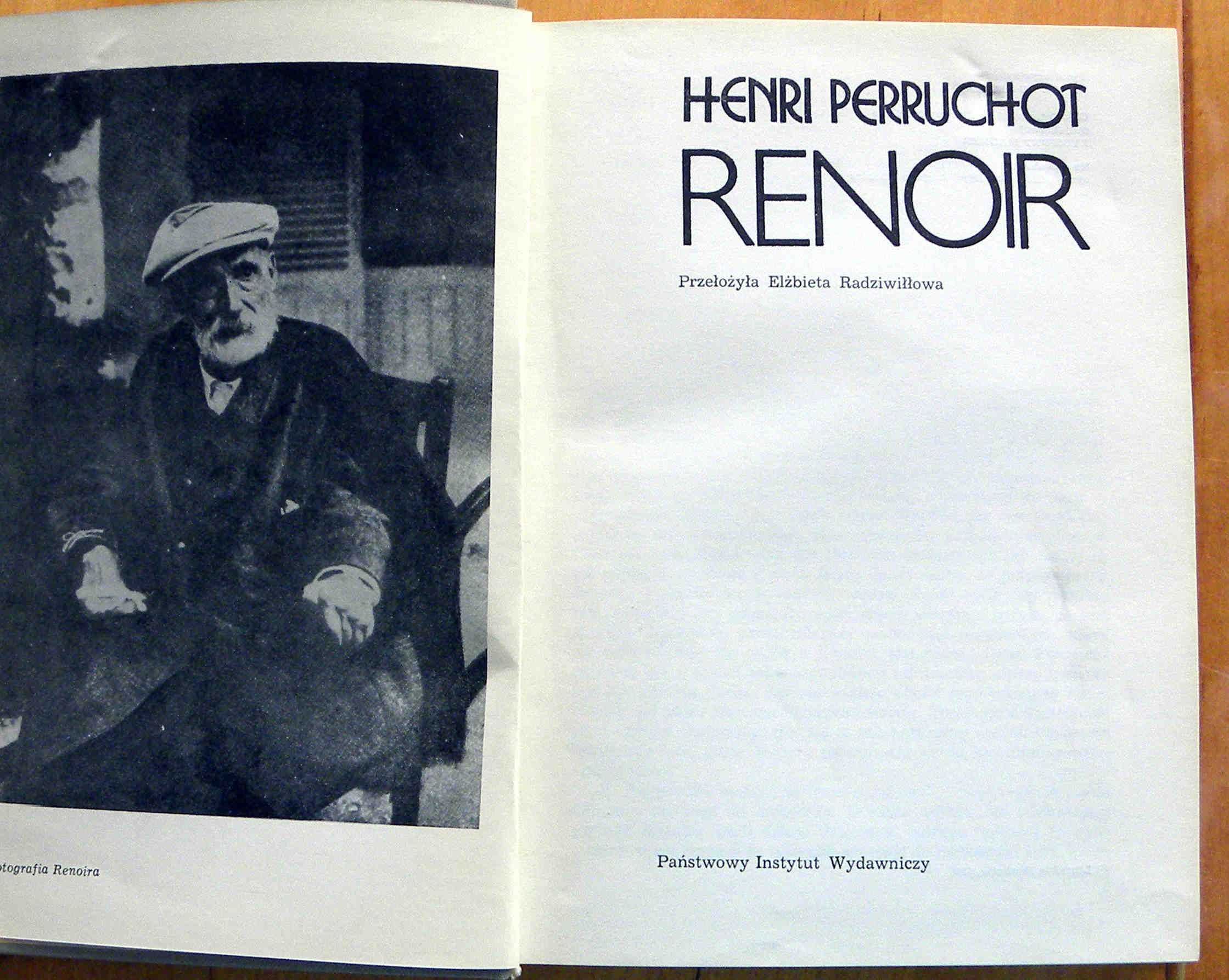 Henri Perruchot Renoir