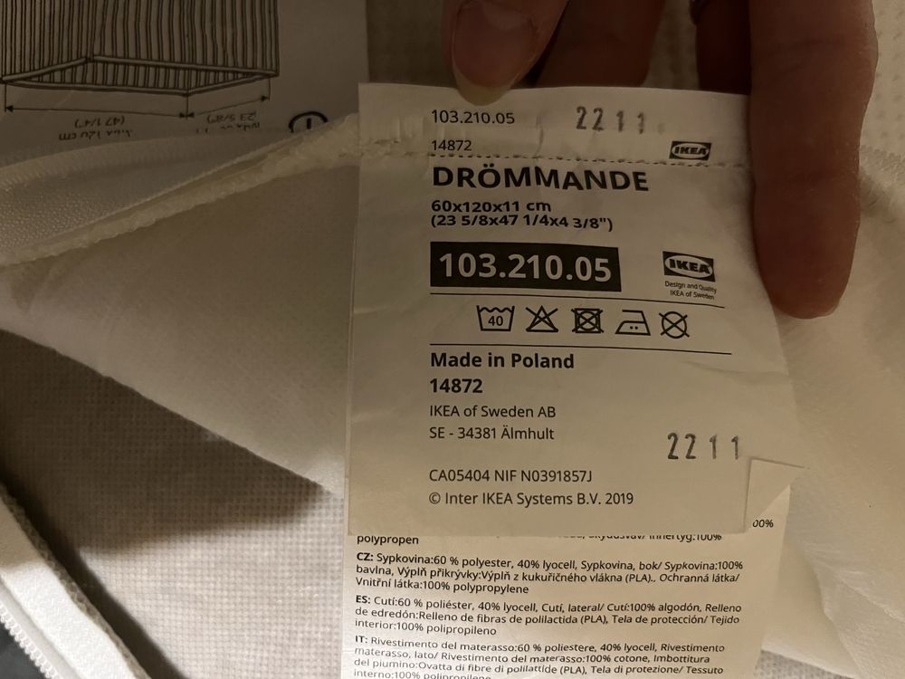 Materac IKEA 120*60