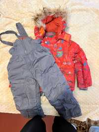 Дитяча куртка і штани Дитячий зимовий комплект в чудовому стані 98 см