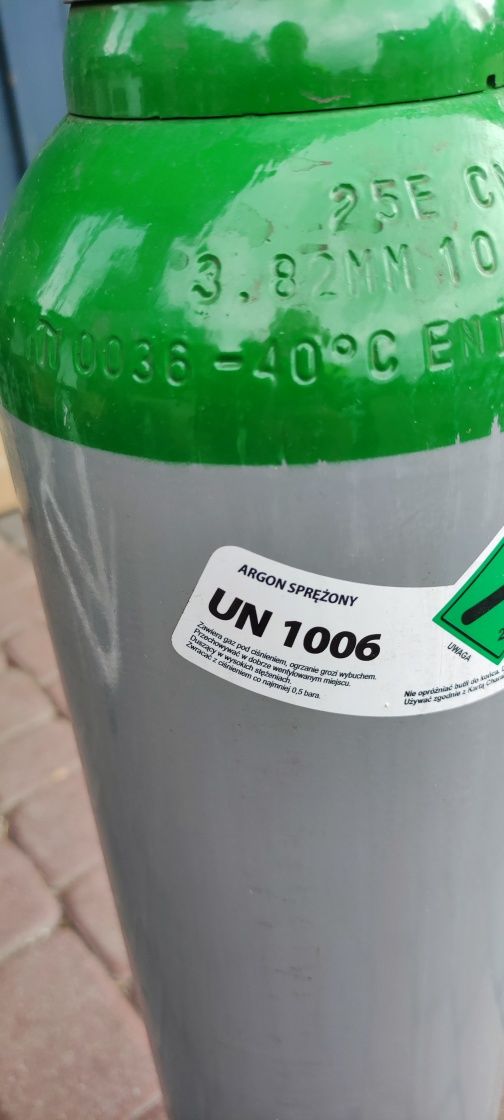 Butla techniczna Co 2 i Argon