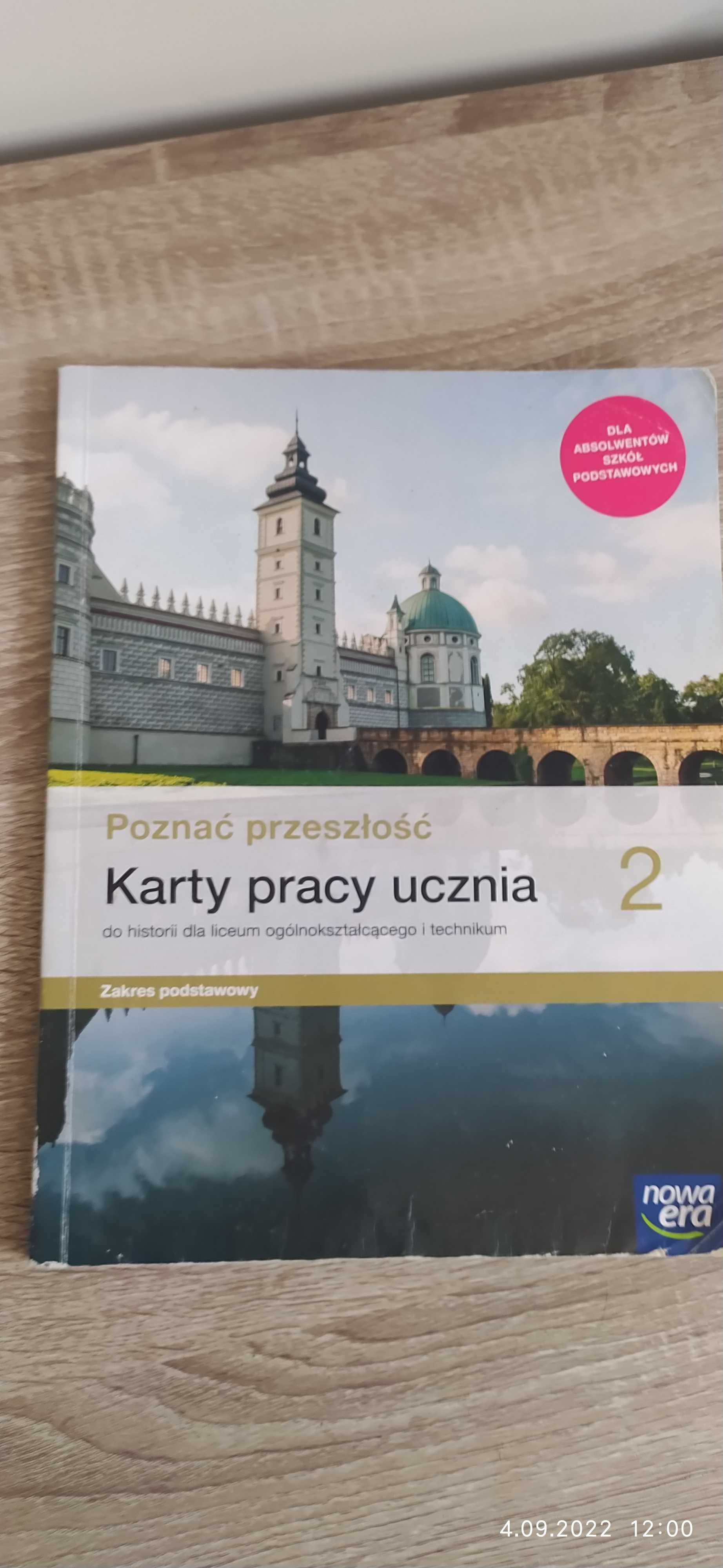 Poznać przeszłość 2 Karty Pracy Zakres Podstawowy