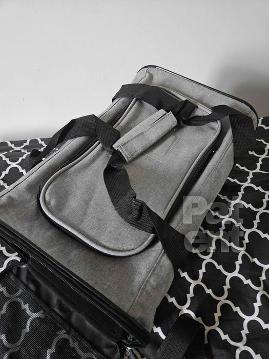 Transporter torba transportowa dla psa kota królika świnki szary