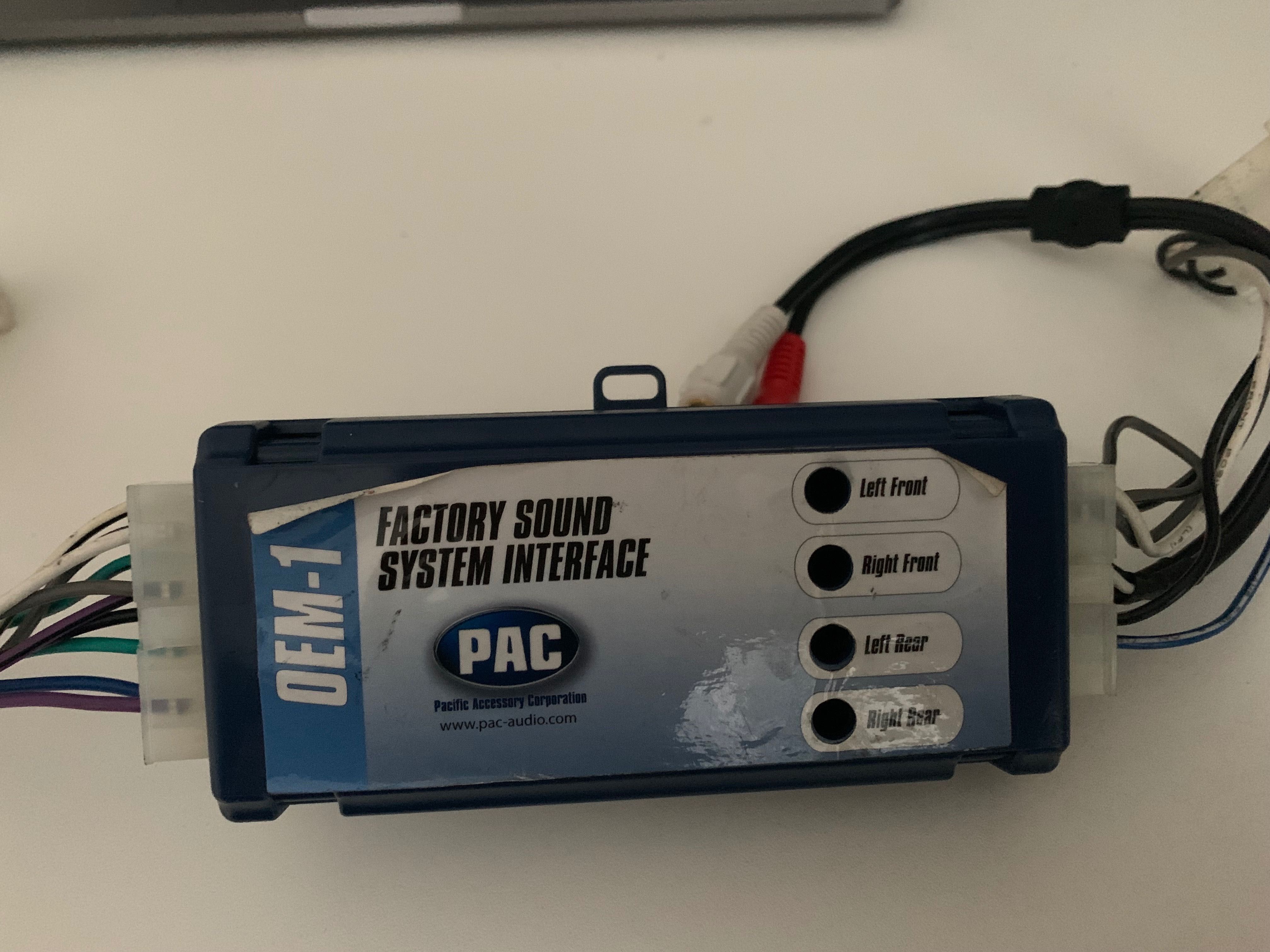 PAC OEM-1 універсальний модуль підключення аудіо
