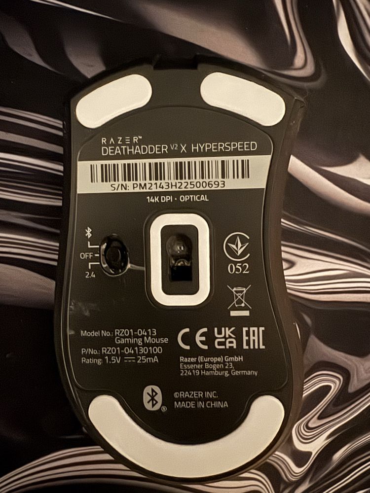 Myszka bezprzewodowa Razer Deathadder v2 x hyperspeed