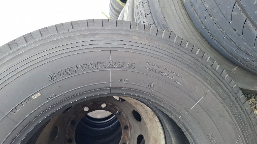 Opony 315/70 R22.5 Yokohama 124R 14mm 2022r