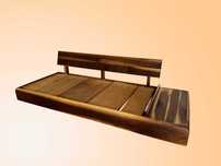 Handmade American Walnut Design Couch