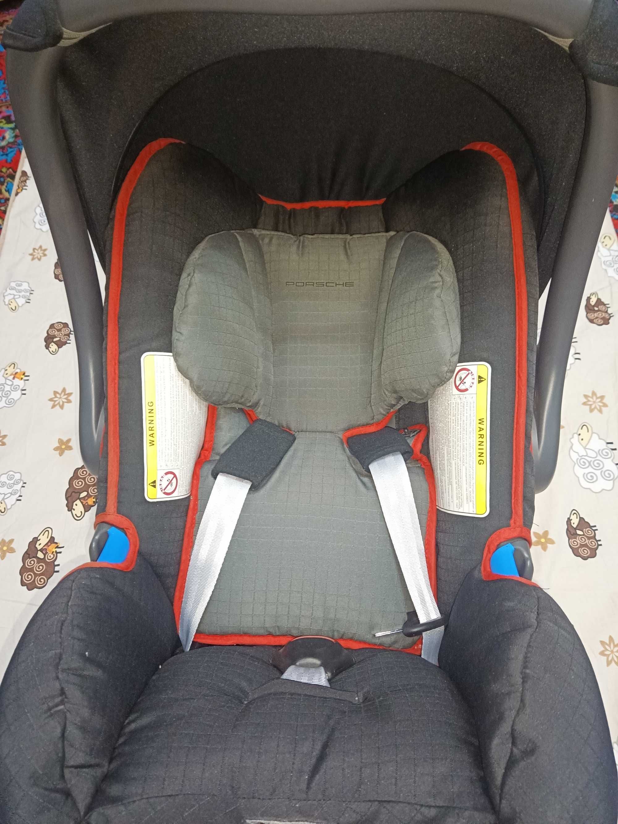 Детское автокресло+База для малышей Porsche Baby Seat, G0+ Up to 13 kg