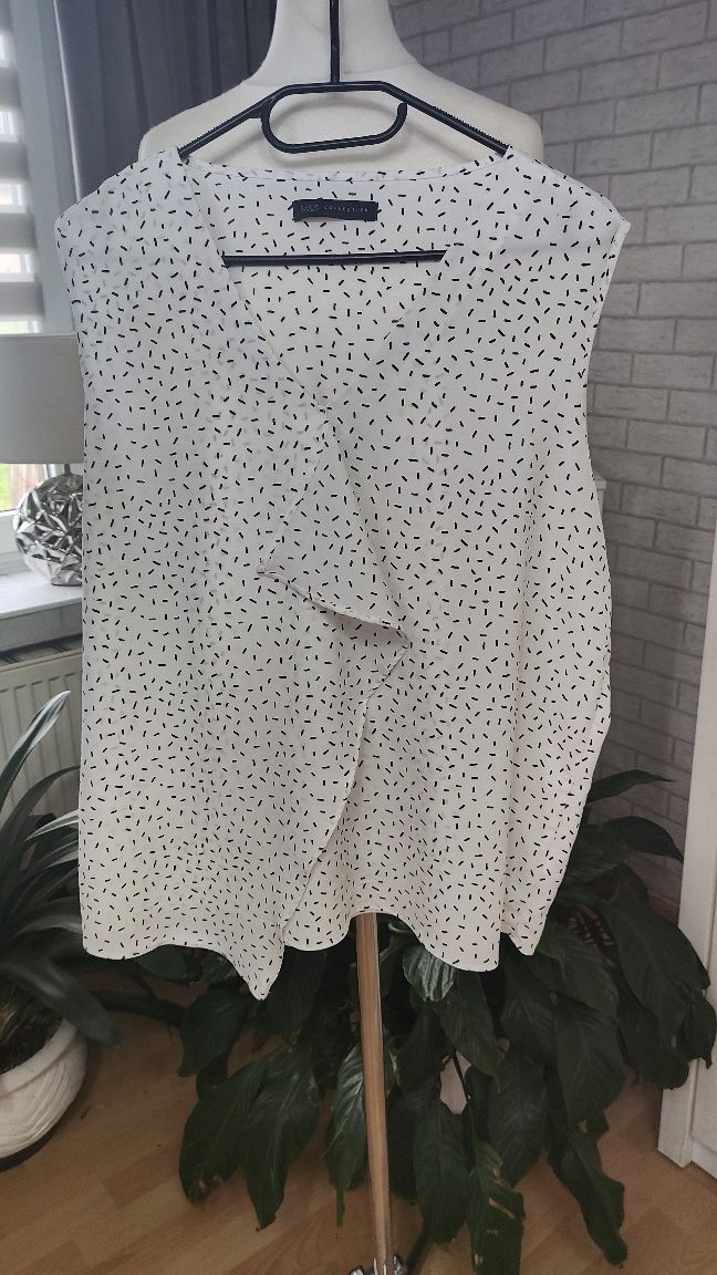 Piękna elegancka bluzka w większym rozmiarze 46.
