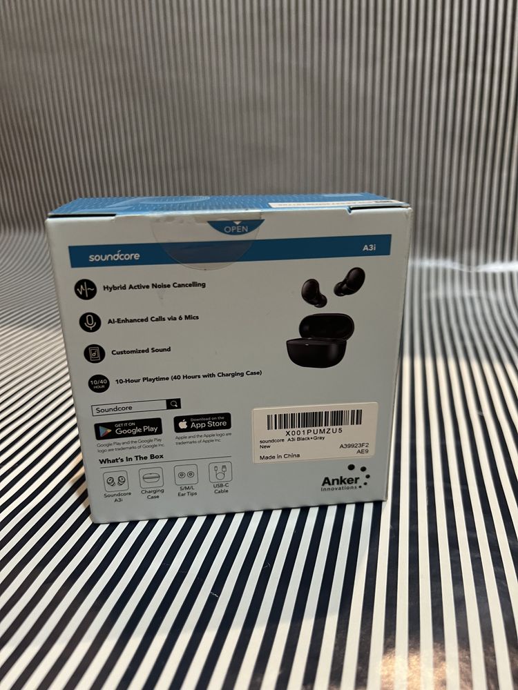 Навушники бездротові TWS Anker Soundcore Life A3i Black