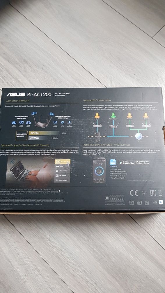 Router, modem Asus RT AC-1200