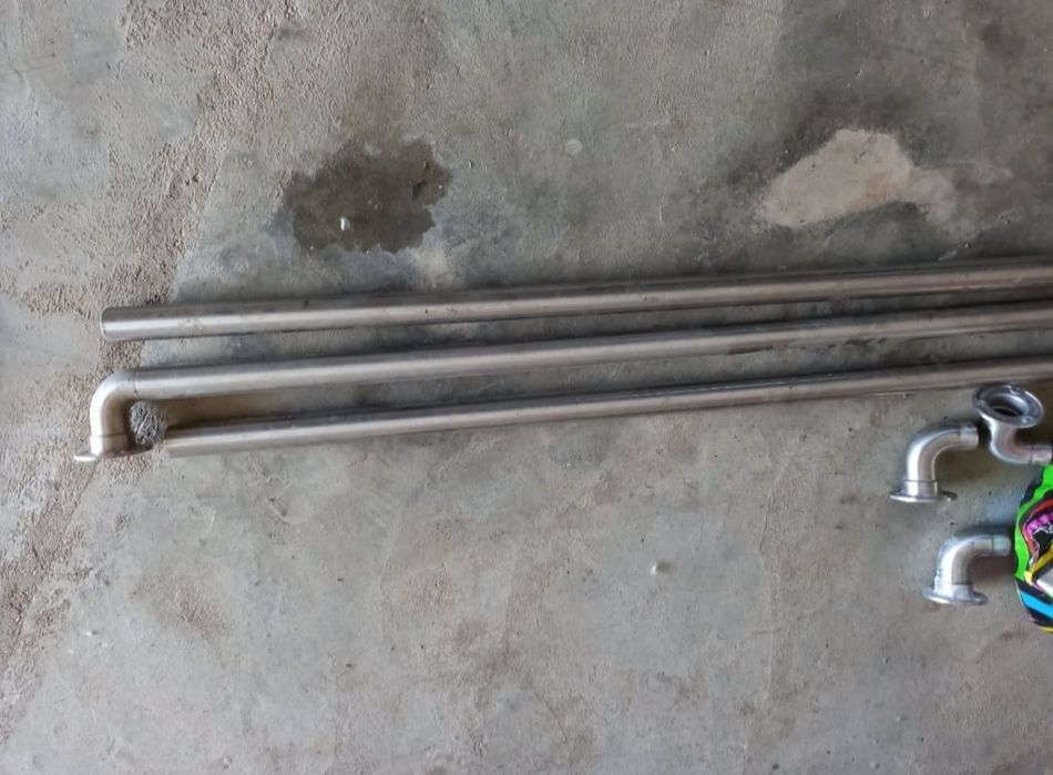 Tubos em inox  como novos