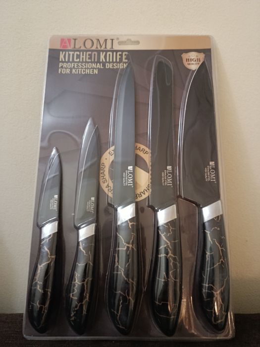 Lomi Кухонні ножі. Набір високоякісних кухонних ножів на блістері .