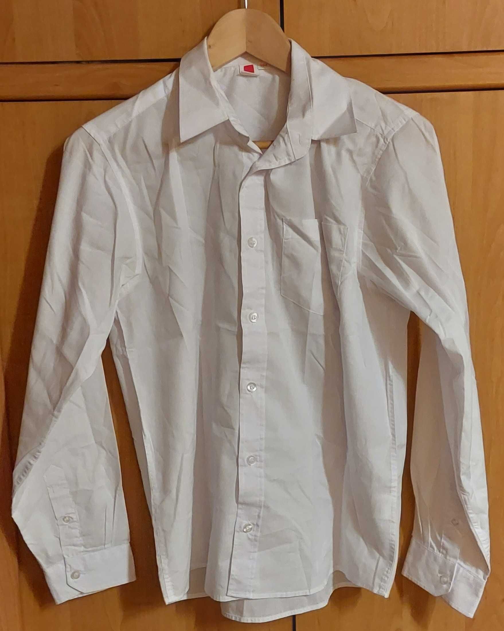 Biała koszula chłopięca 164