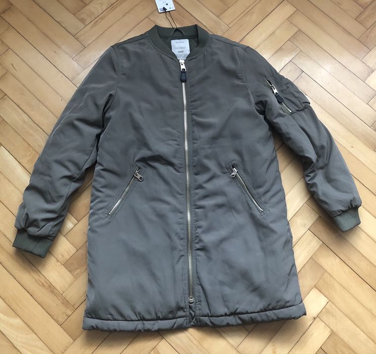 Kurtka / płaszcz damski bershka khaki S nowa