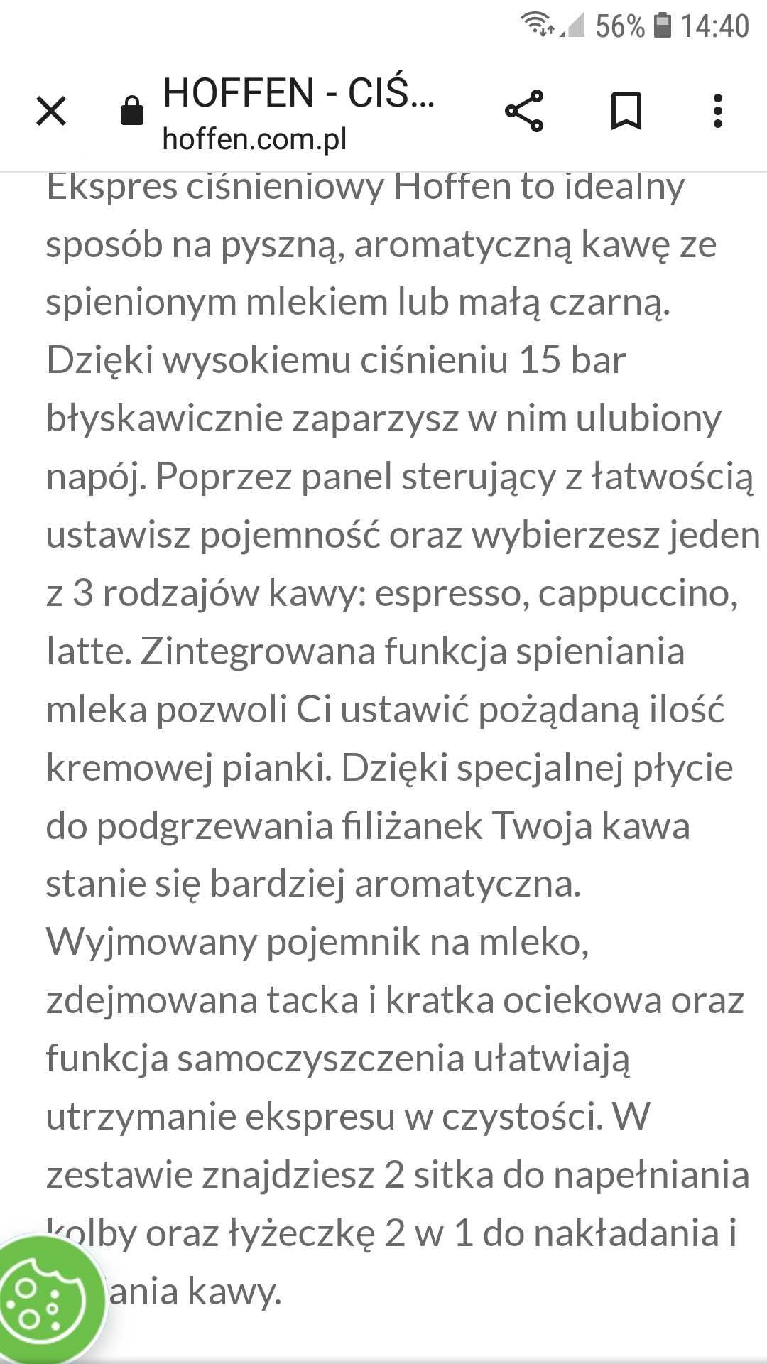 Ekspres do kawy  ciśnieniowy