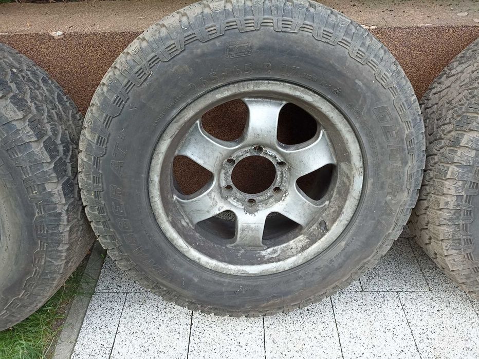 Koła terenowe 265/65 R17 Grabber AT3 Toyota Land Cruiser Hilux 6x139,7