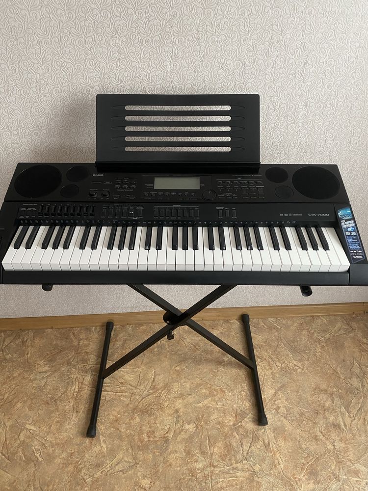 Синтезатор CASIO CTK-7000 (педаль та стойка у подарунок)