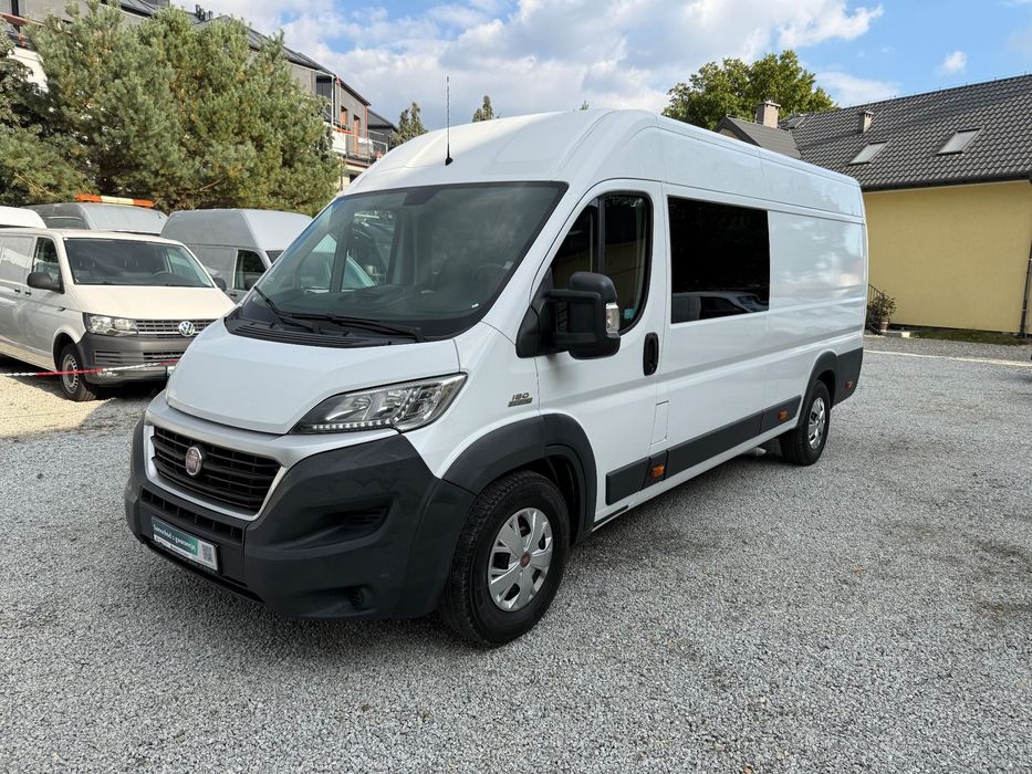 Fiat DUCATO 3.0 177KM L4H2 BRYGADOWY 7 OSOBOWY Salon PL Gwarancja  3.0 177KM  BRYGADÓWKA 7 OSOBOWY I właściciel