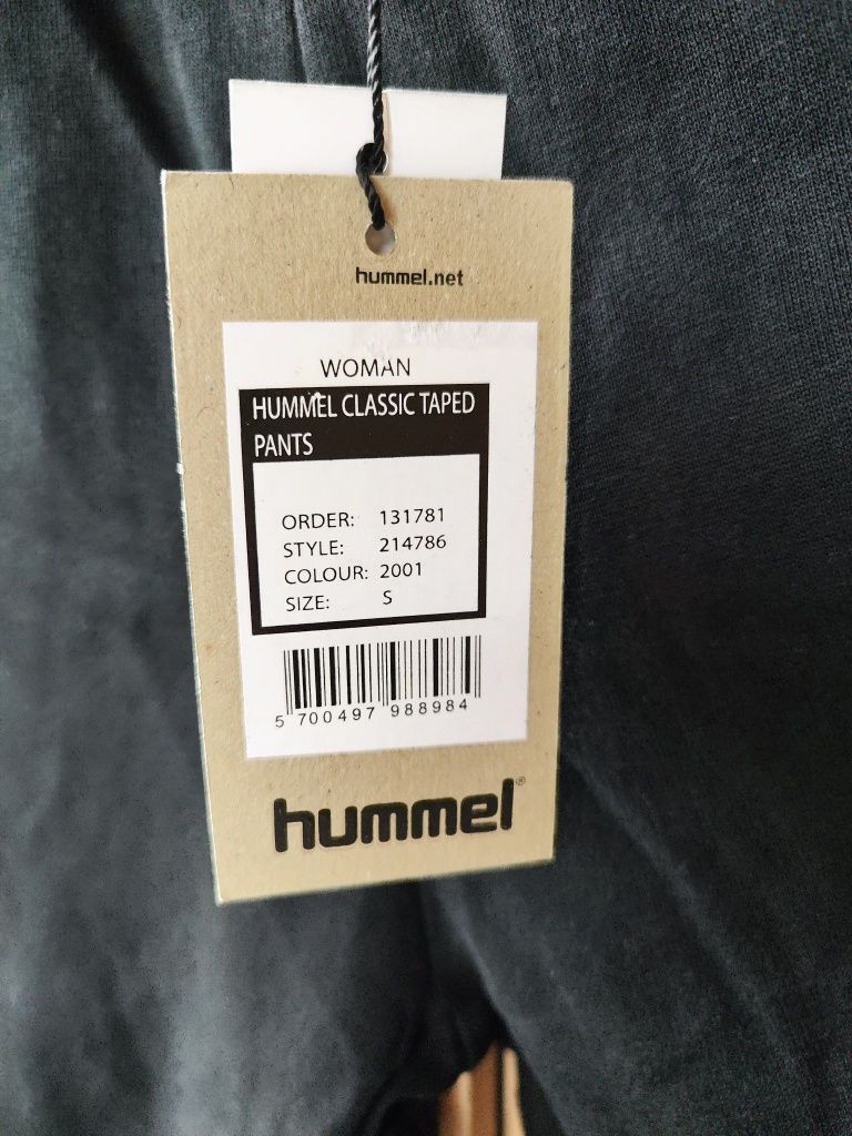 Spodnie dresowe bawełniane Hummel, rozmiar S, nowe z metką, model 7/8,