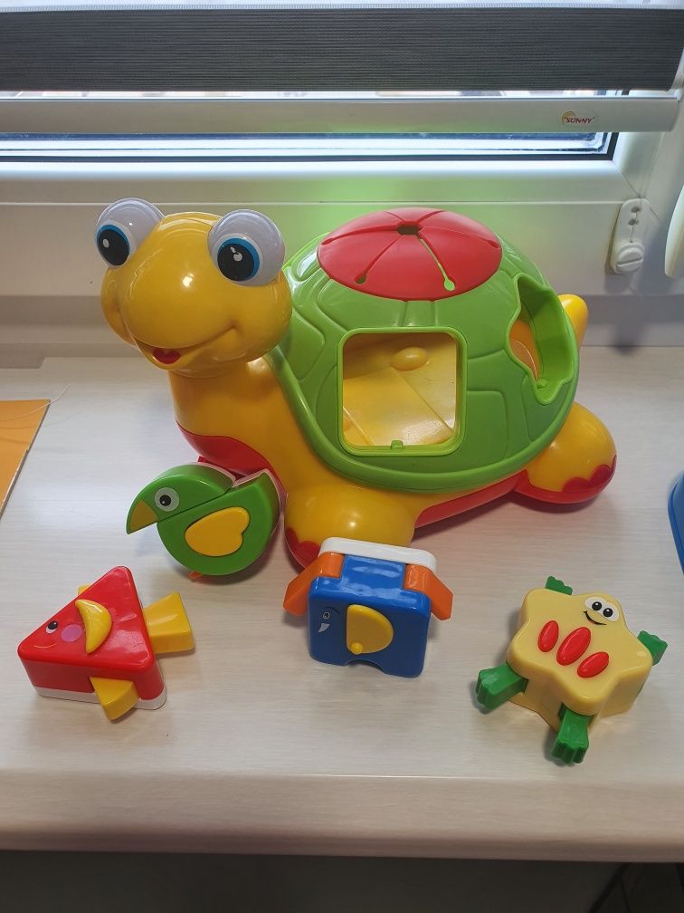 Іграшки сортер конструктор черепаха пазл