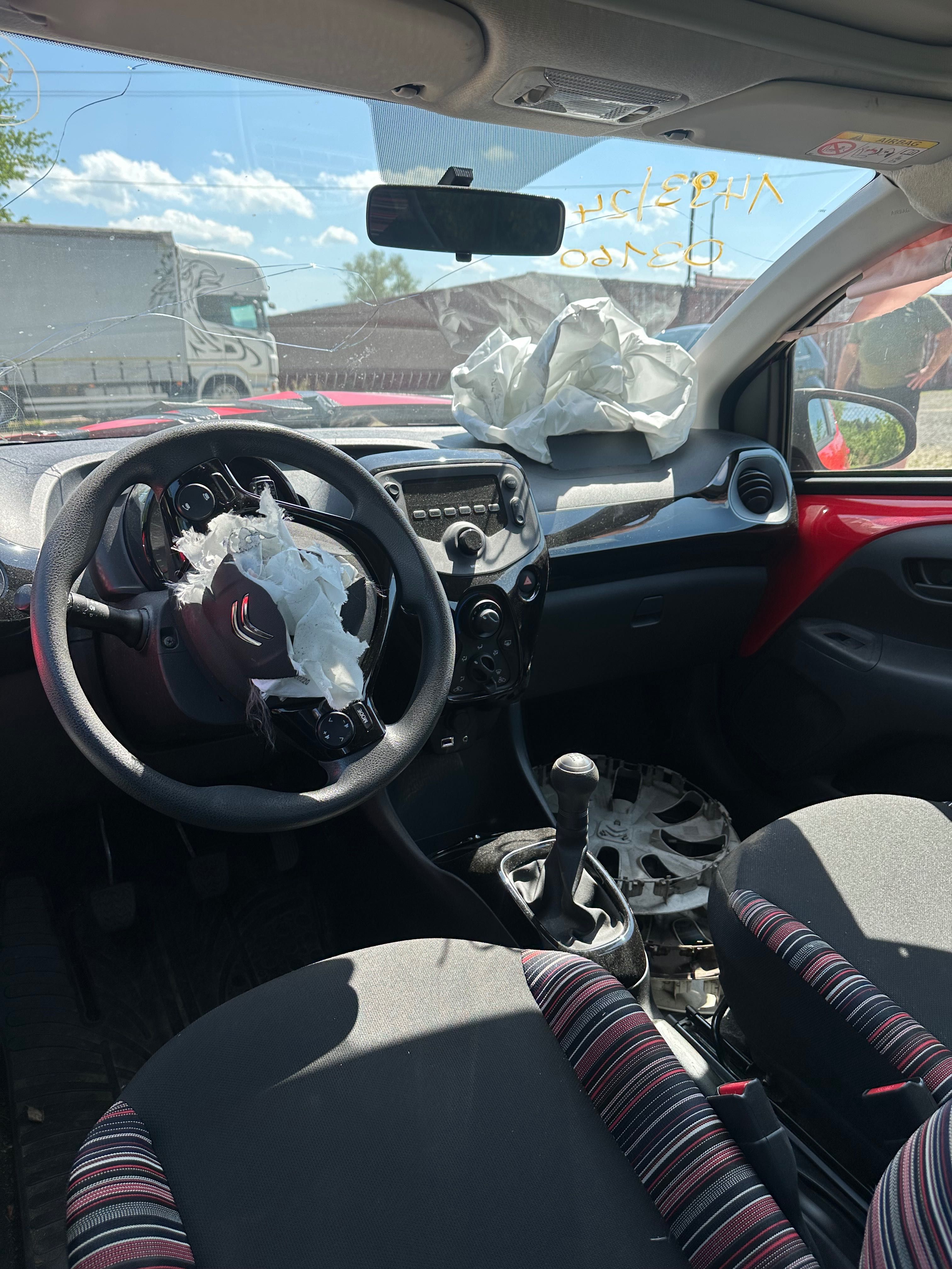 Citroen C1 uszkodzony