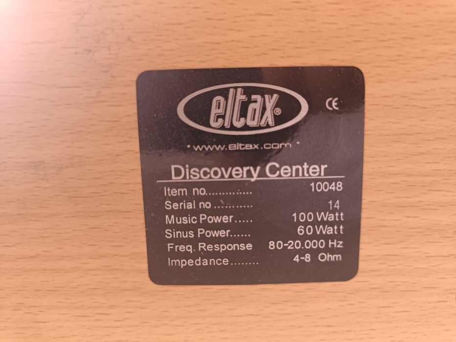 Zestaw głośników kino domowe 5.1 Eltax Discovery +subwoofer Koda