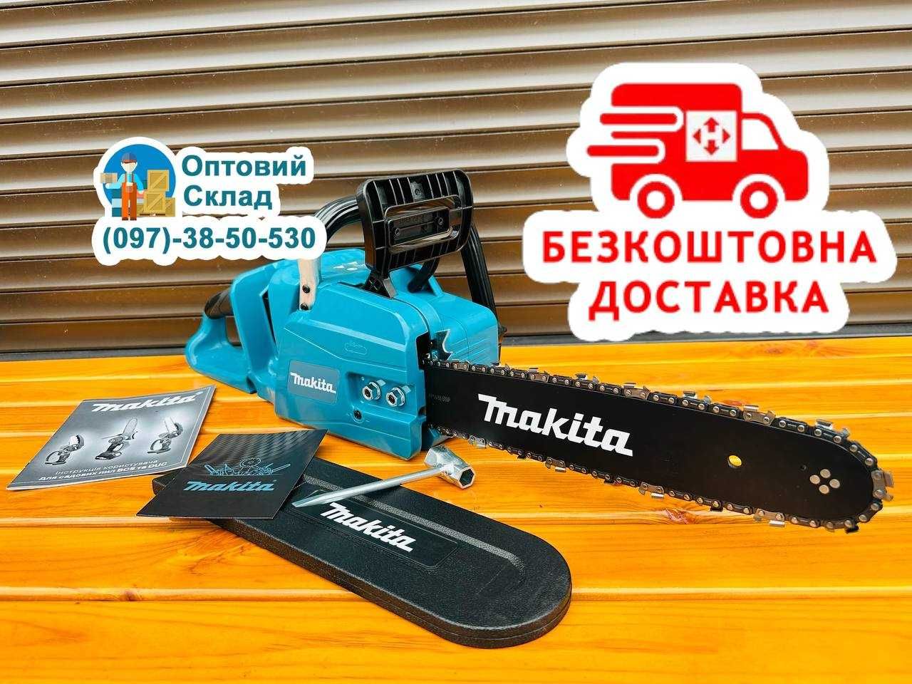 Аккумуляторная цепная пила Makita DUC355 BL Цепна пилка 35см ТУШКА 36V