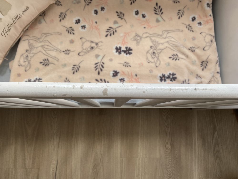 Łóżeczko dziecięce 120x60 Ikea Sundvik z materacem!