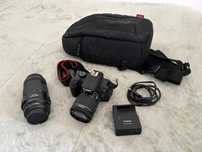 Canon EOS 700D + 2 lentes + mochila canon adventure (não negociável)