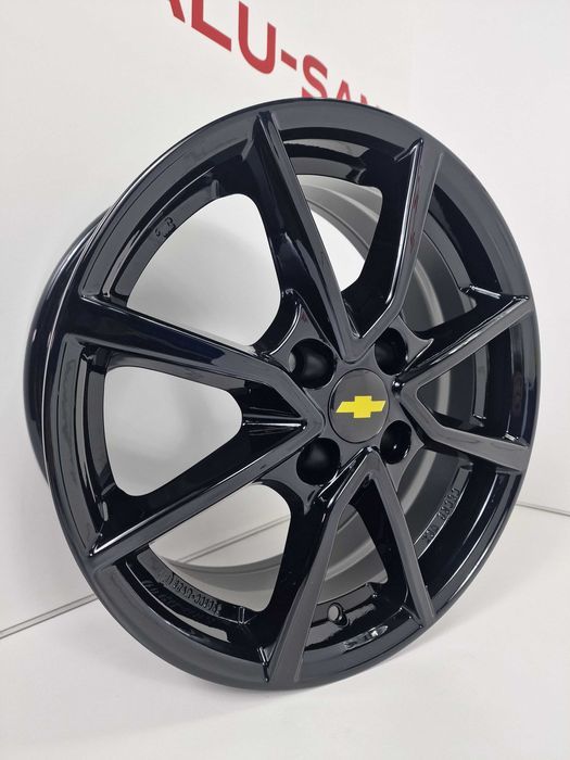 NOWE alufelgi CHEVROLET 16" 4x100 AVEO Kalos SPARK- Czarny Połysk