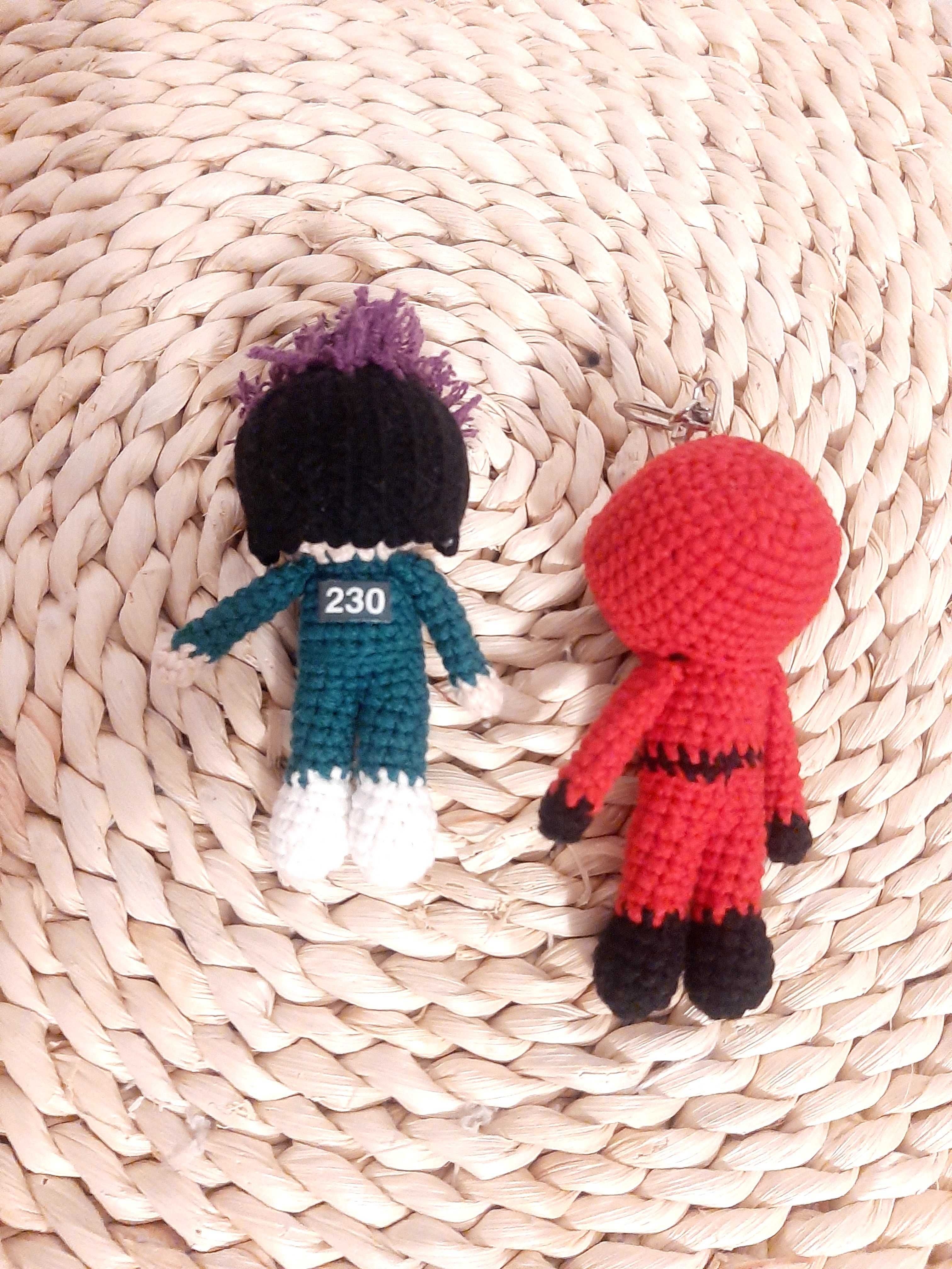 Porta-chaves Squid Game em croche Thanos & Guardian seson 2