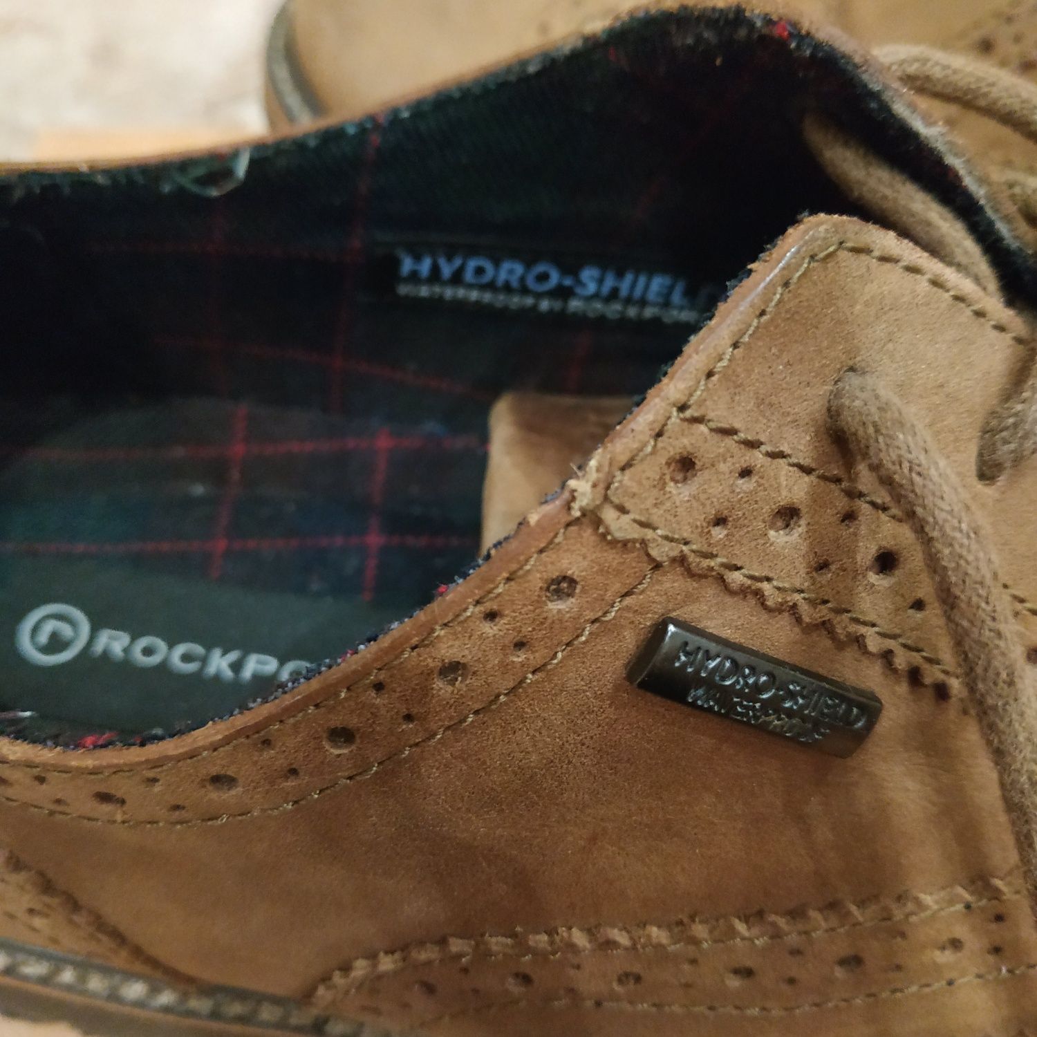 Кожаные туфли rockport 42 р.