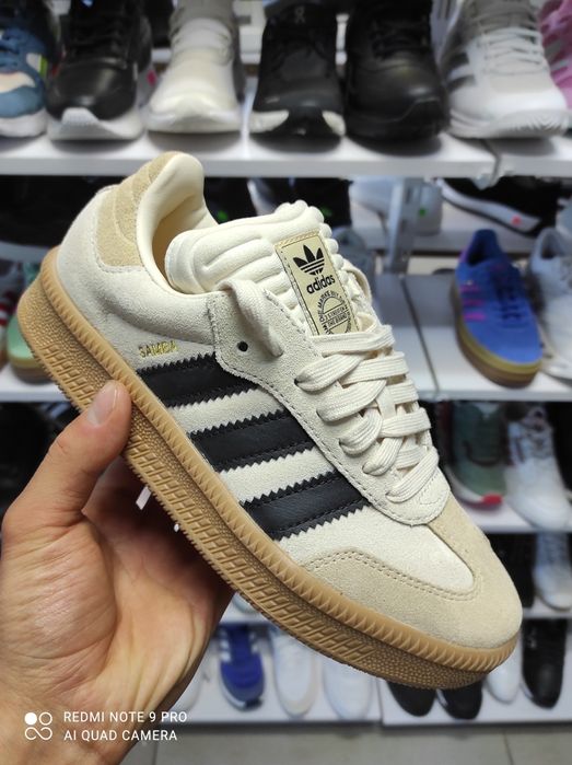 ОРИГІНАЛ 100% Кросівки Adidas Originals SAMBA XLG колір бежевий 38