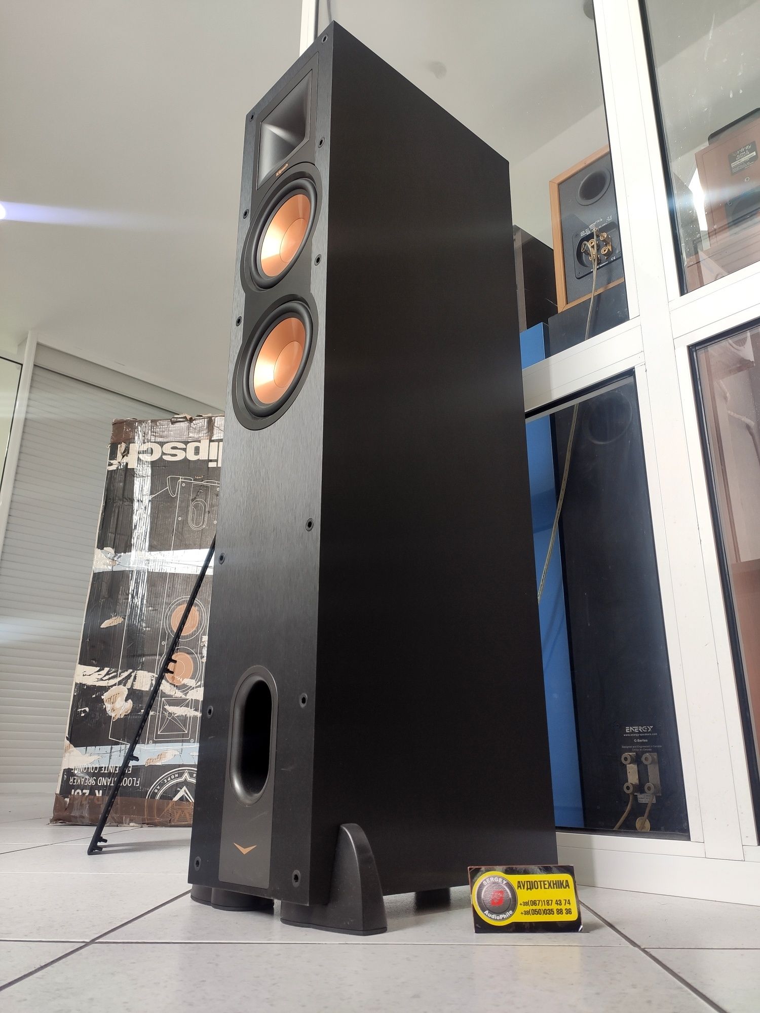 Акустика (Одна колонка) Klipsch R-26F. 97 дБ! Вес 19кг.