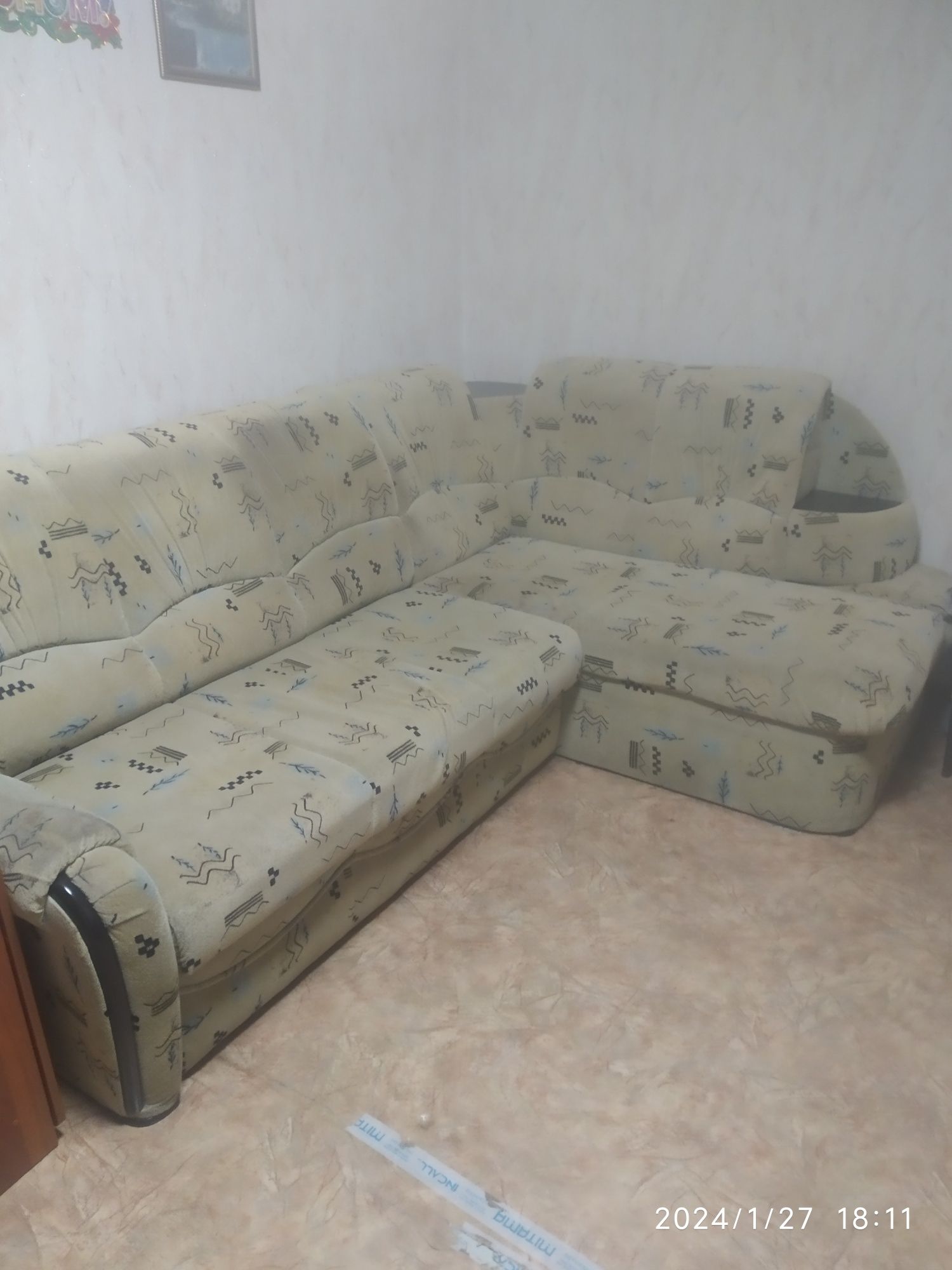 Спальный диван, б/у